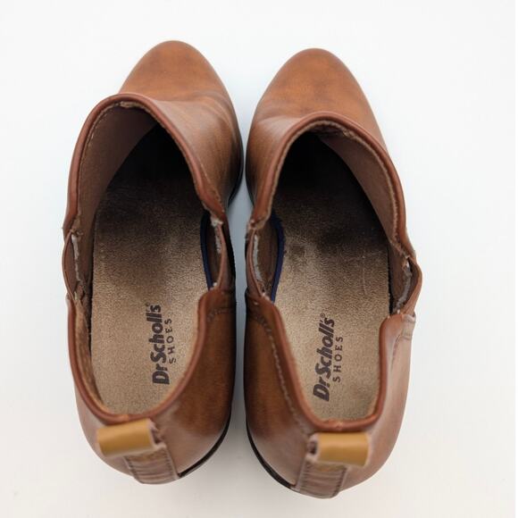 Dr. Scholl's Laurel Women's Ankle Boots Almond Toe Brown Size US8.5 EU39 - Picture 5 of 12